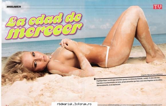 Angelique Boyer(Vico) - e soper tare..:X:X - Rebelde