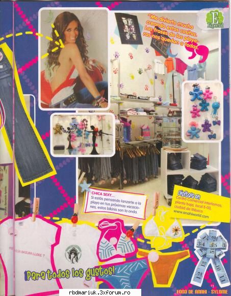 anny in diverse reviste - magazinul ei din mexic - Anahi