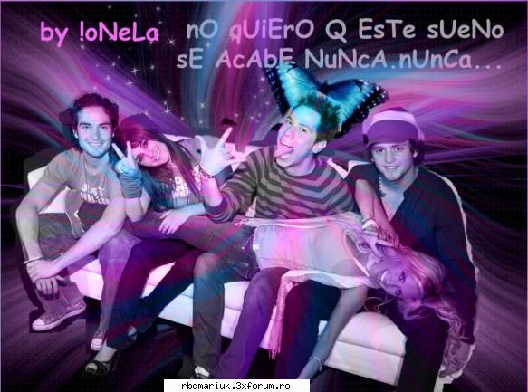 bAnNeR3 By !oNeLa - no quiero q rbd se separen nunca - Art zone
