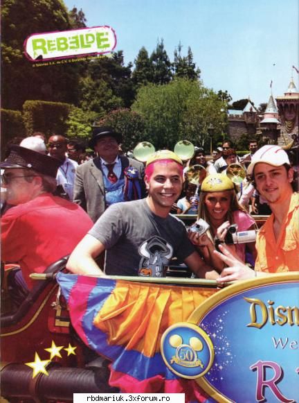 poze q rbd in disneyland - chris,annye,ucker disney - RBD