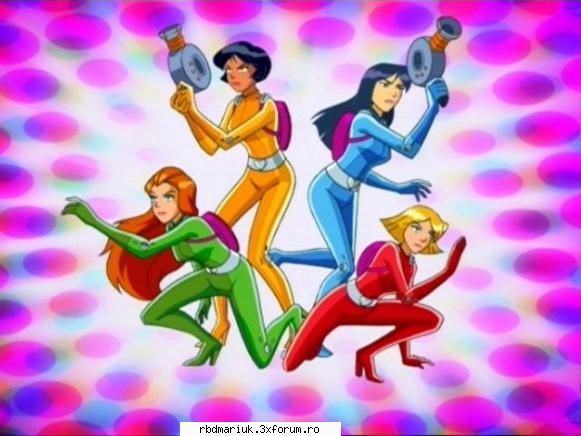 totally spies - aici spioenele si e shi britney - Desene animate
